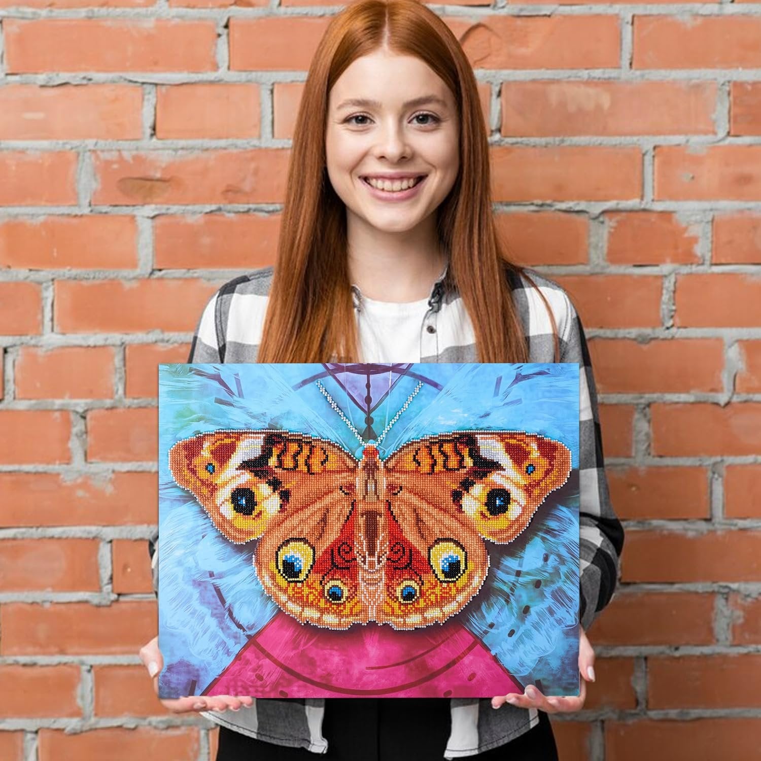 Leisure Arts Moth DIAMND Art KIT 16X20