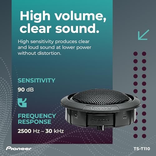 Pioneer TS-T110 7/8-Inch Hard-Dome Tweeter (Pair)