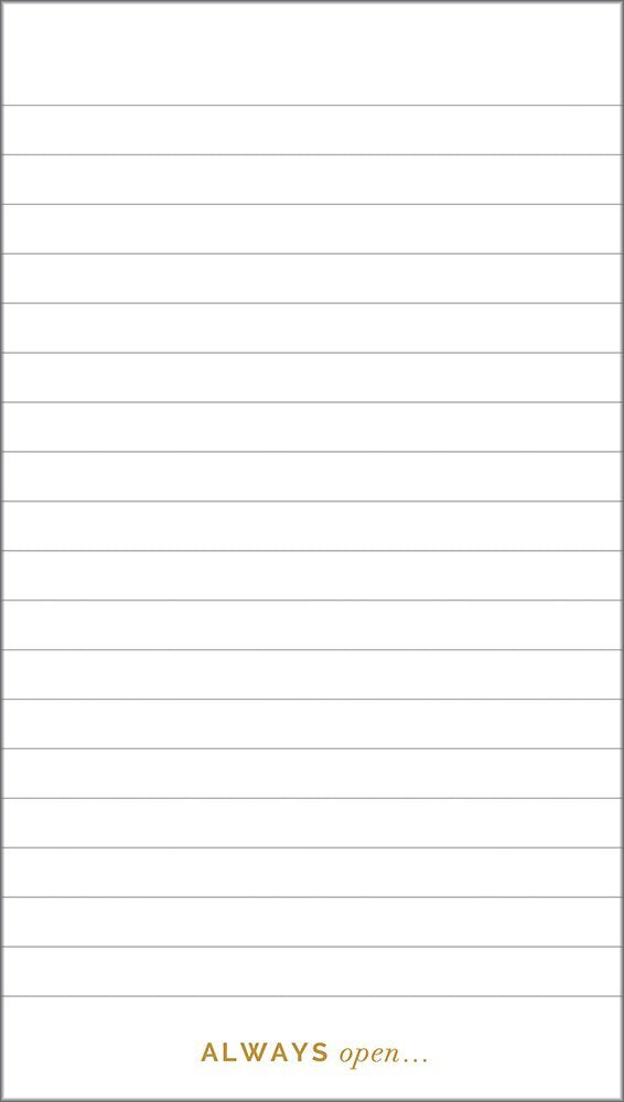 "List Pad by Compendium:""Believe in Every Possibility"" — 200 lined sheets with gilded edges and inspiring sentiments on each page", 1 ea (6748)