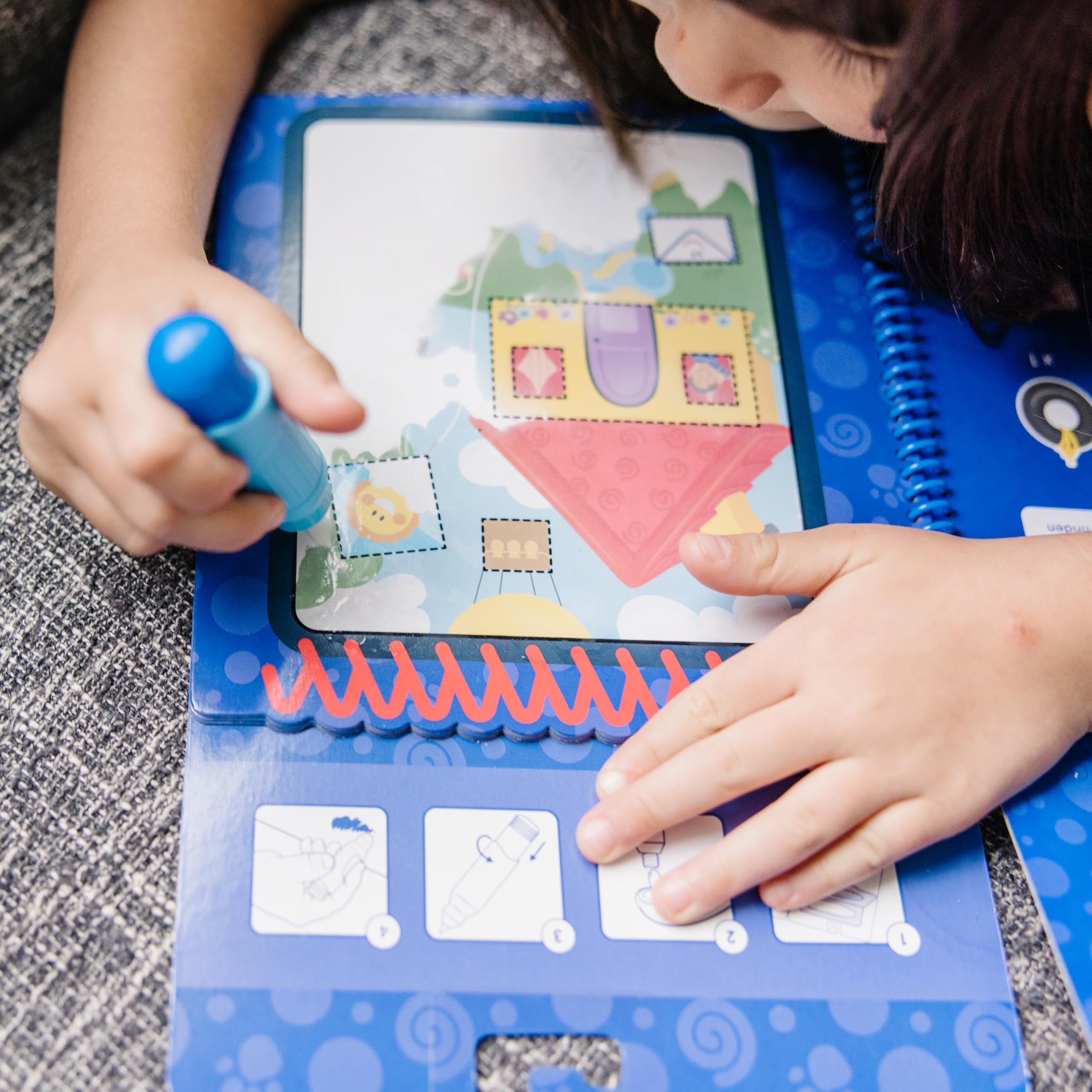 Melissa & Doug Blues Clues & You! Water Wow!! Shapes Water Reveal Travel Book | Activity Pad | 3+ | Gift for Boy or Girl