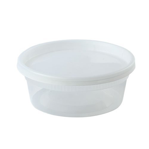 Nicole Home Collection Deli Food Storage Containers with Lids, 8-Ounce, 40-Pack, Leak Proof, Airtight, Microwave & Dishwasher Safe, Stackable, Reusable, And BPA Free