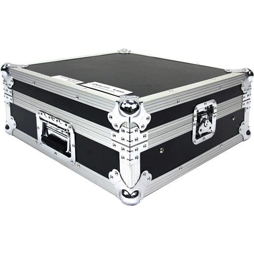 DEEJAY LED TBHDJM2000LT Fly Drive Case For Pioneer DJM-2000 Video Club Mixer Controller with Laptop Shelf Heavy Duty Double Edge Tongue and Groove Impact Resistant Aluminum Frame