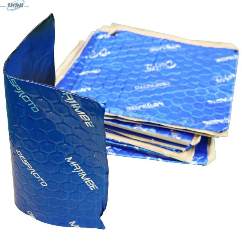 Deejay LED TBHRKX36D DJL 6 Sheets Noise Kill Damping 8x8x.67 DJ Pro Car Audio Insulation to Improve Sound Quality