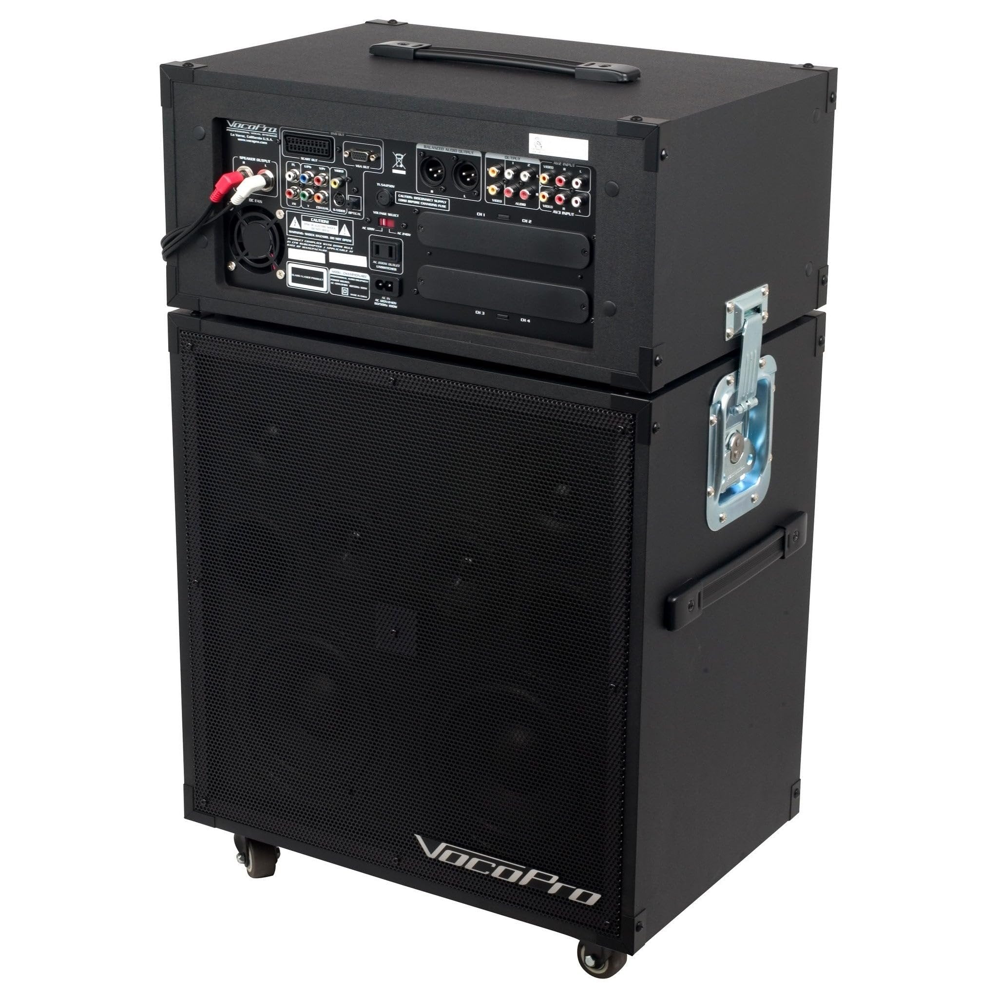 VocoPro Champion-REC Basic 200W 4-Channel Multi-Format Portable PA System with Digital Recorder