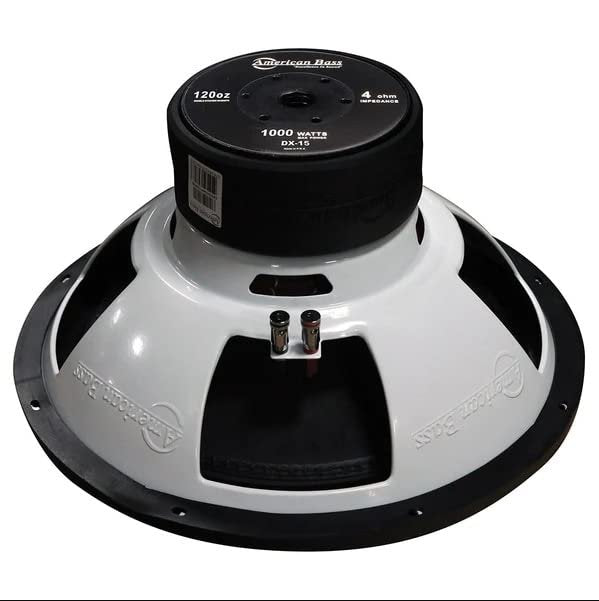 American Bass DX 10 Inch Subwoofer 300 Watt RMS with 4 Ohm Impedance, 90 oz Magnets, 2-inch Voice Coils, Pack of 1