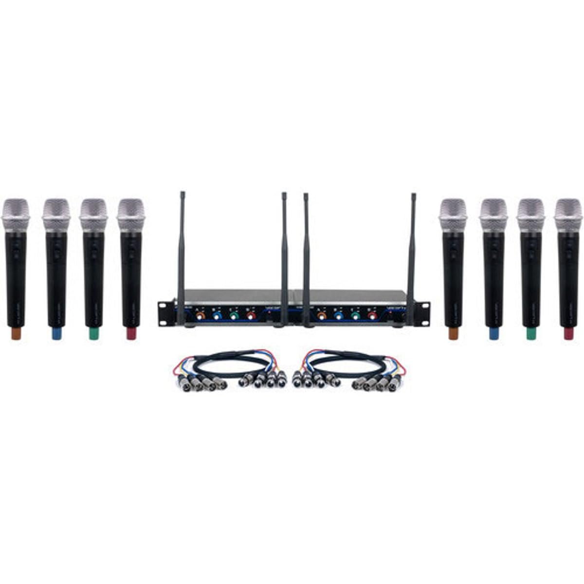 VOCOPRO DIGITAL-ACAPELLA-8 Eight Channel UHF Wireless Handheld Microphone System