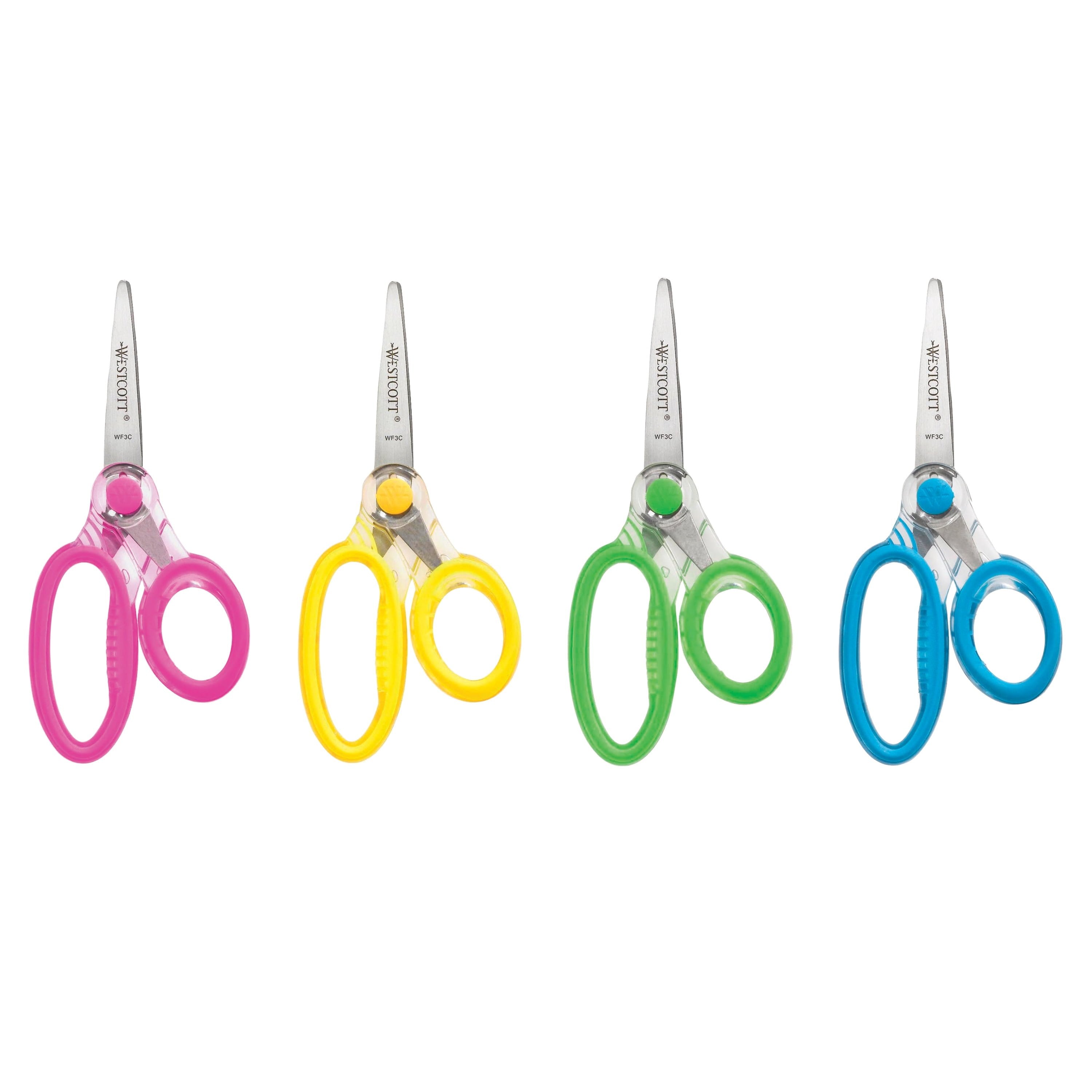 Westcott Kids Xray Scissors, 5", Stainless Steel, for Home, Assorted Colors, 1-Count