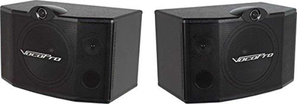 VocoPro SV-500 10" 3-Way Vocal Speaker, Pair