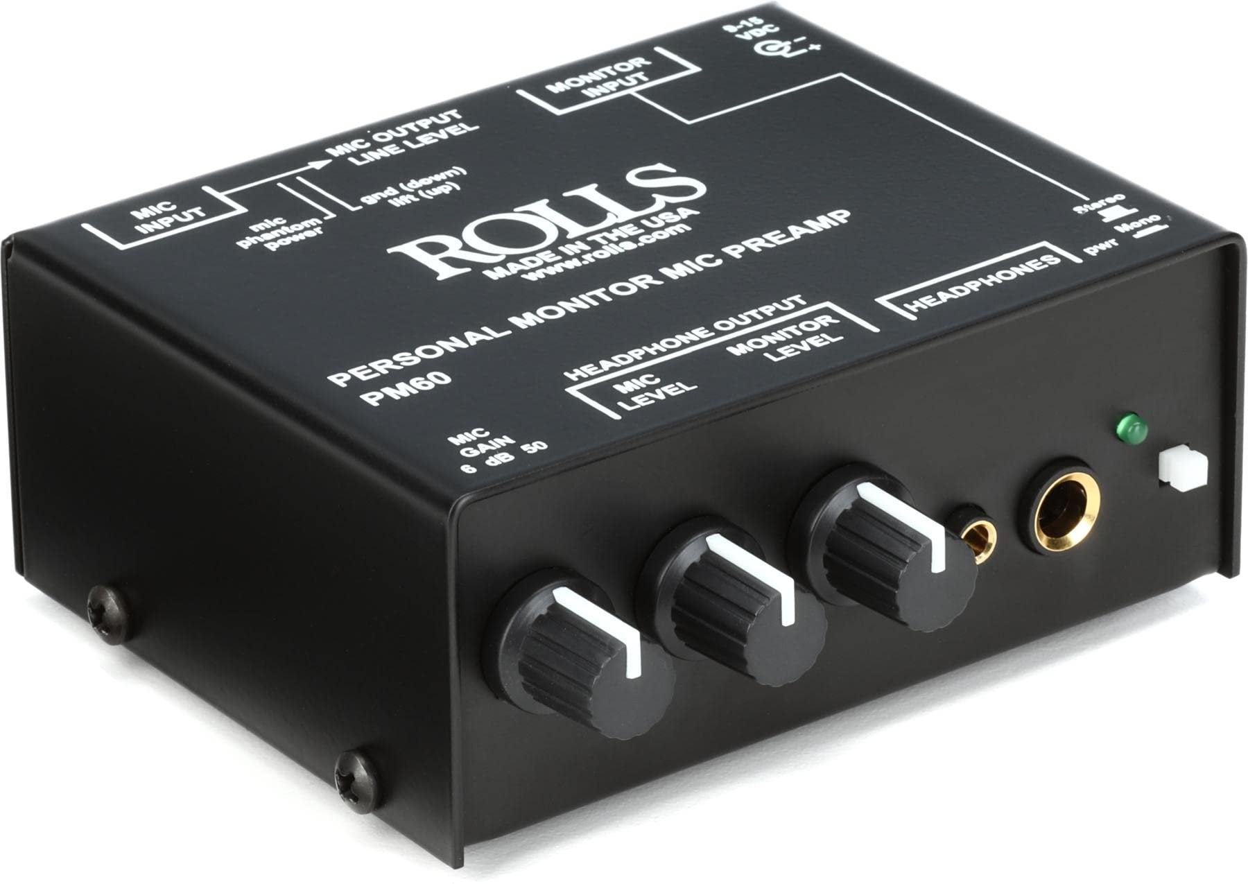 ROLLS Personal Monitor MIC PREAMP