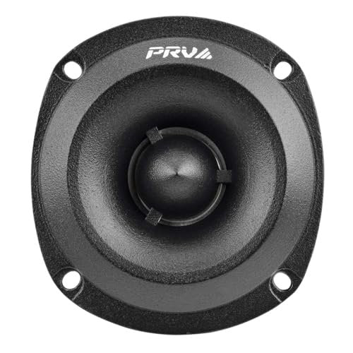 PRV Audio Super Tweeters for Car Audio, 3.5 Inch Bullet Tweeters Pair 240 Watts, PRV Tweeter TW350Ti-4 Slim Titanium Bullet PRO Shallow Tweeters Speakers 4 Ohm - Ultra Slim Easy to Mount Tweeters
