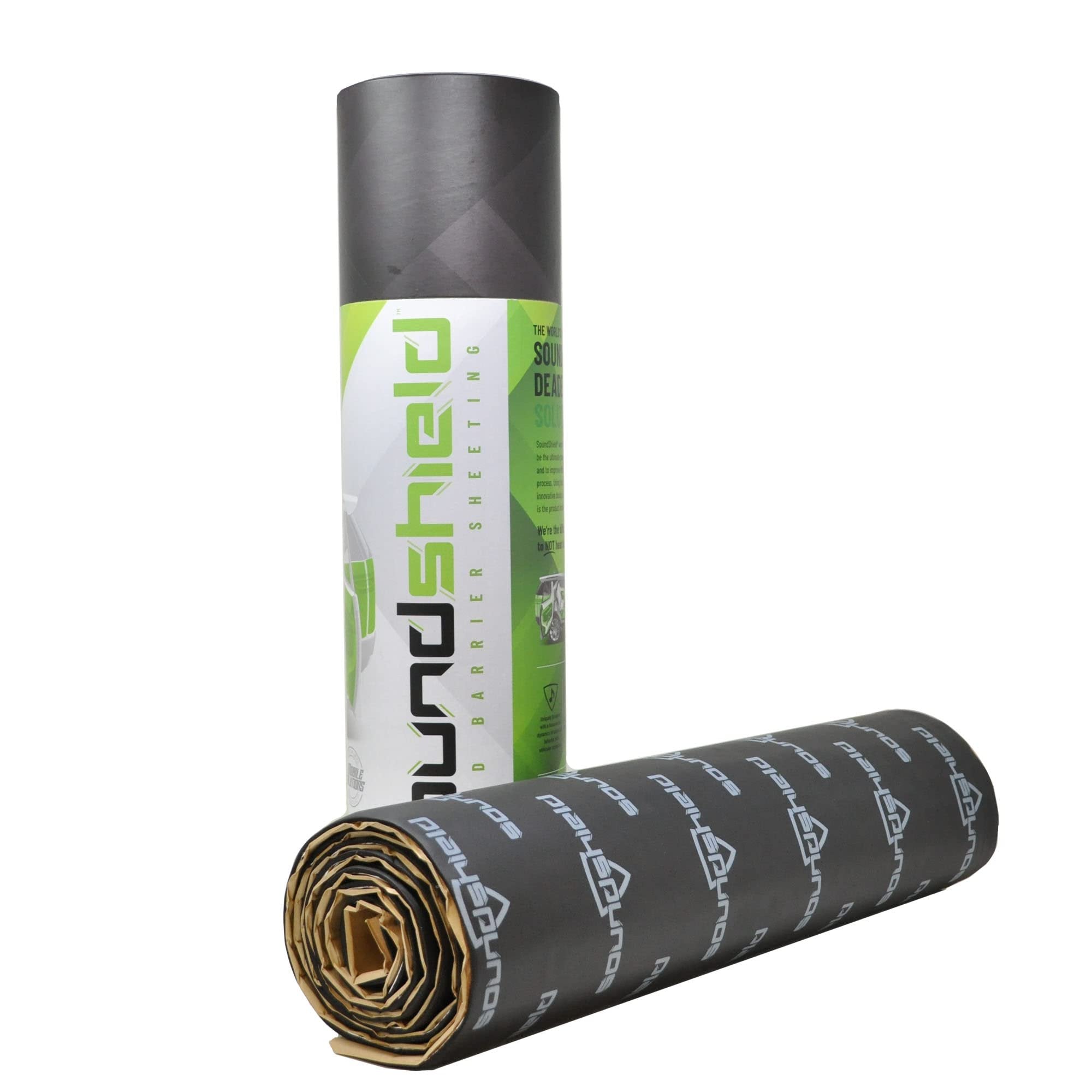 SOUNDSHIELD SSD-1 Car Sound Deadening Door Kit Single Roll 11 Sq. Feet 3 MM Closed Cell Acoustic Foam 1.5 MM Butyl Rubber with Aluminum Foil Core