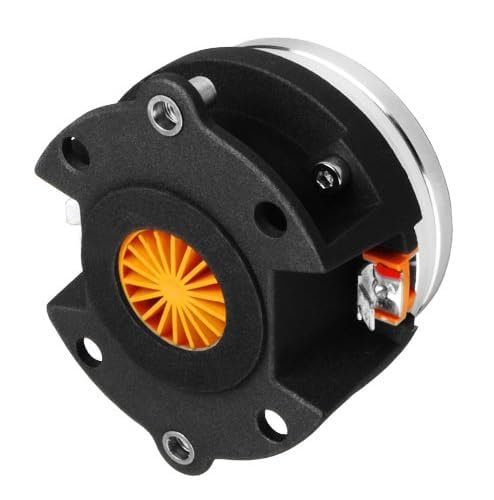 Faital Pro HF104-8 1-inch 8-Ohms HF Driver Bolt On Professional Audio Speaker Applications Wide Frequency Range 40-Watt Rms 80-Watts Max