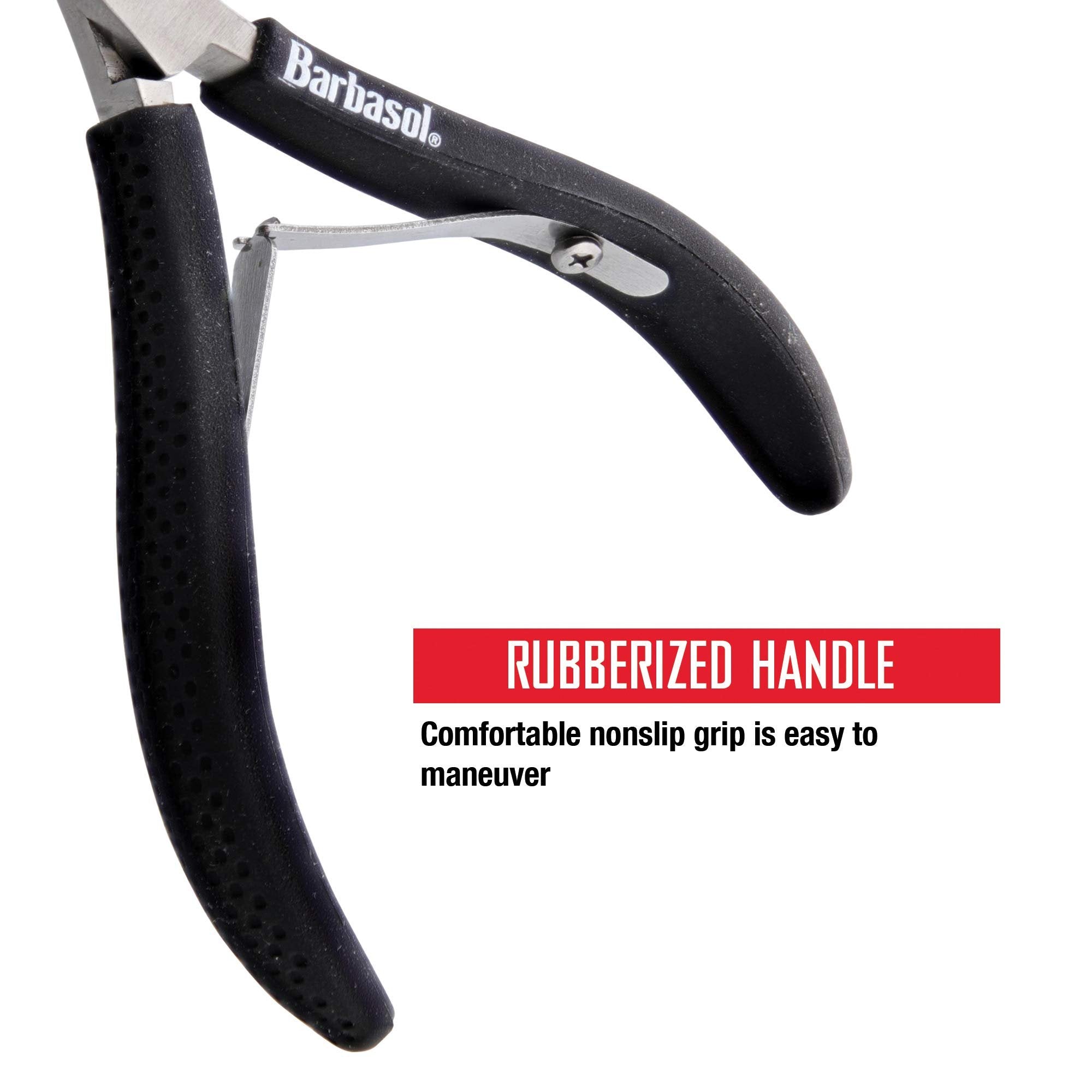 Barbasol Non Slip Stainless Steel Cuticle Nipper