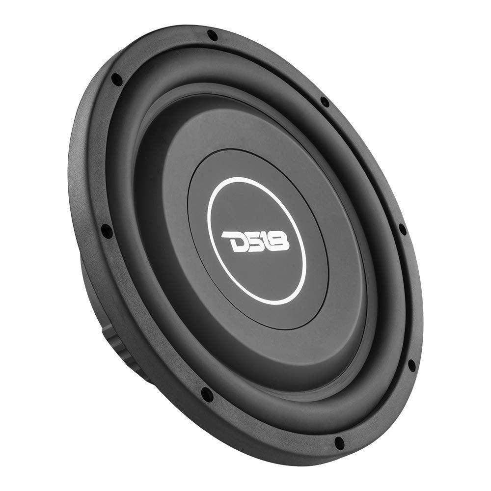 DS18 SRW10.4 10" Shallow Car Subwoofer - 400 Watts, Single Voice Coil, 4 Ohms (1 Speaker)