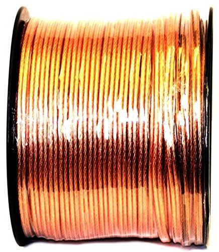 Ultimate 500-Foot 2-Conductor 12 Gauge Stranded Thick Speaker Hook Up Cable for Connecting Audio Stereo to Amplifier, Surround Sound System, TV Home Theater and Car Stereo DEEJAY LED TBH12AWG500