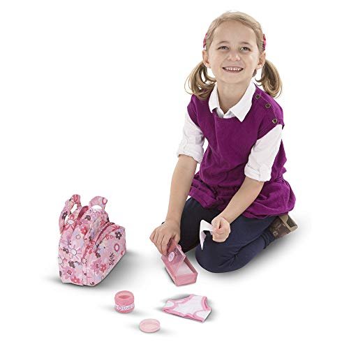 Melissa & Doug 96030 Mine to Love Doll Diaper Changing Set With Accessories, Frustration-Free Packaging, Multicolor
