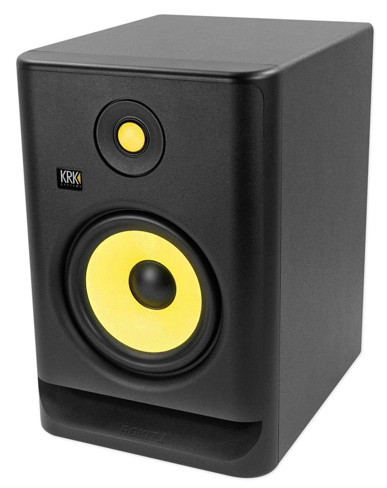 KRK RP5 Rokit 5 G4 Professional Bi-Amp 5" Powered Studio Monitor, White Noise