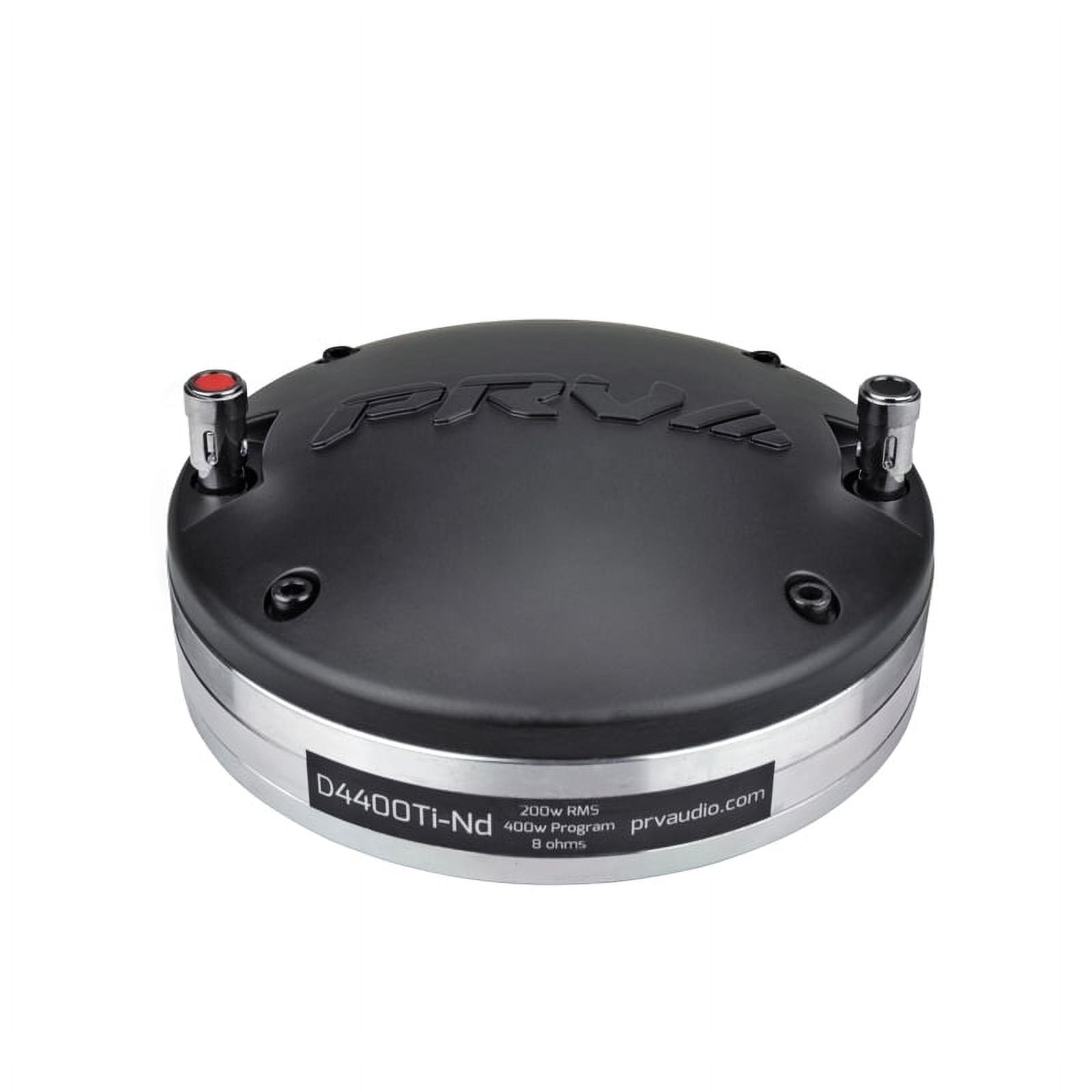PRV AUDIO D4400Ti-Nd 2" Exit Titanium Neodymium 200 Watts RMS Pro Audio Compression Driver 4" VC 110dB Single