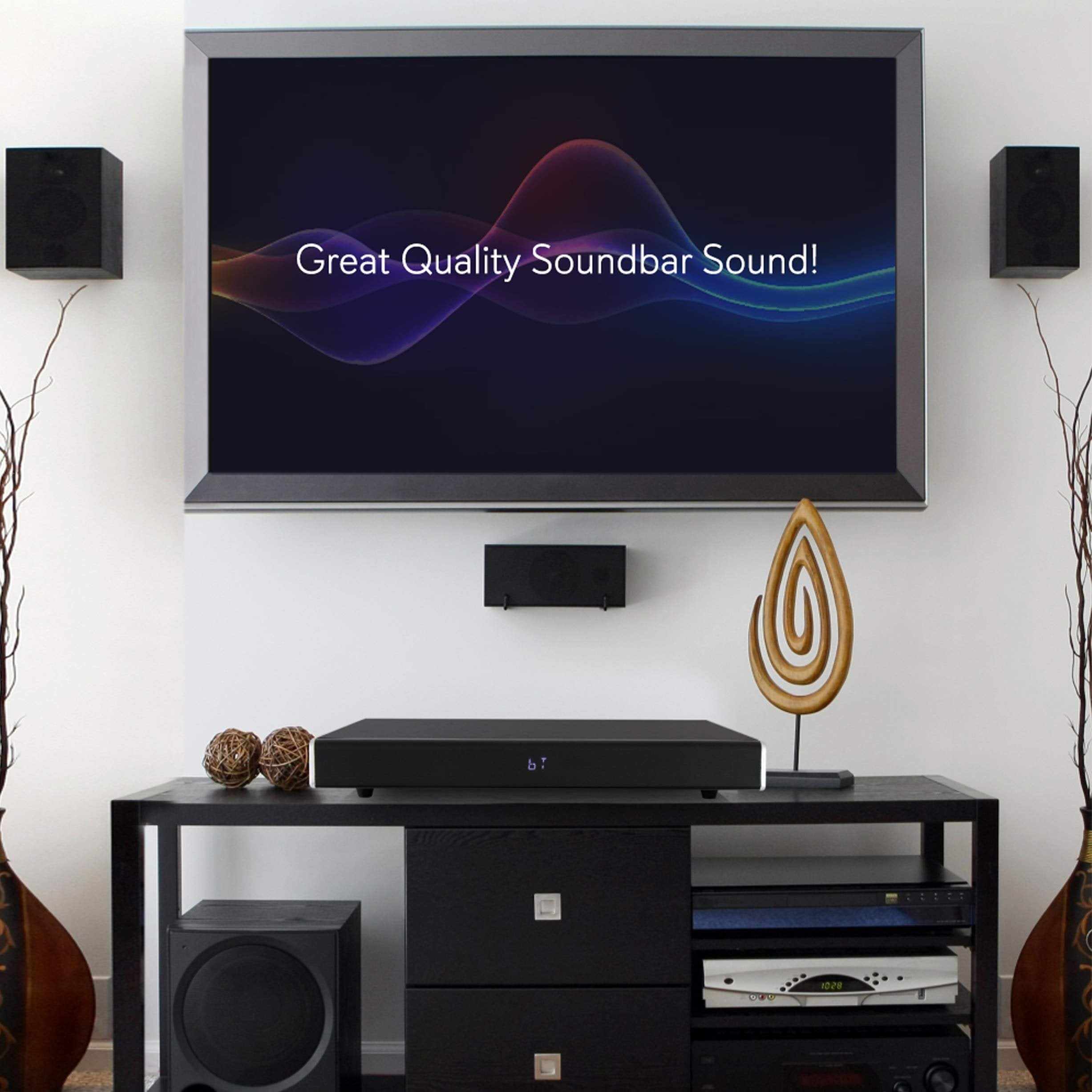 Pyle PSBV830HDBT Home Theater Speakers, TV Sound Bar Sound Base Bluetooth Wireless Speaker