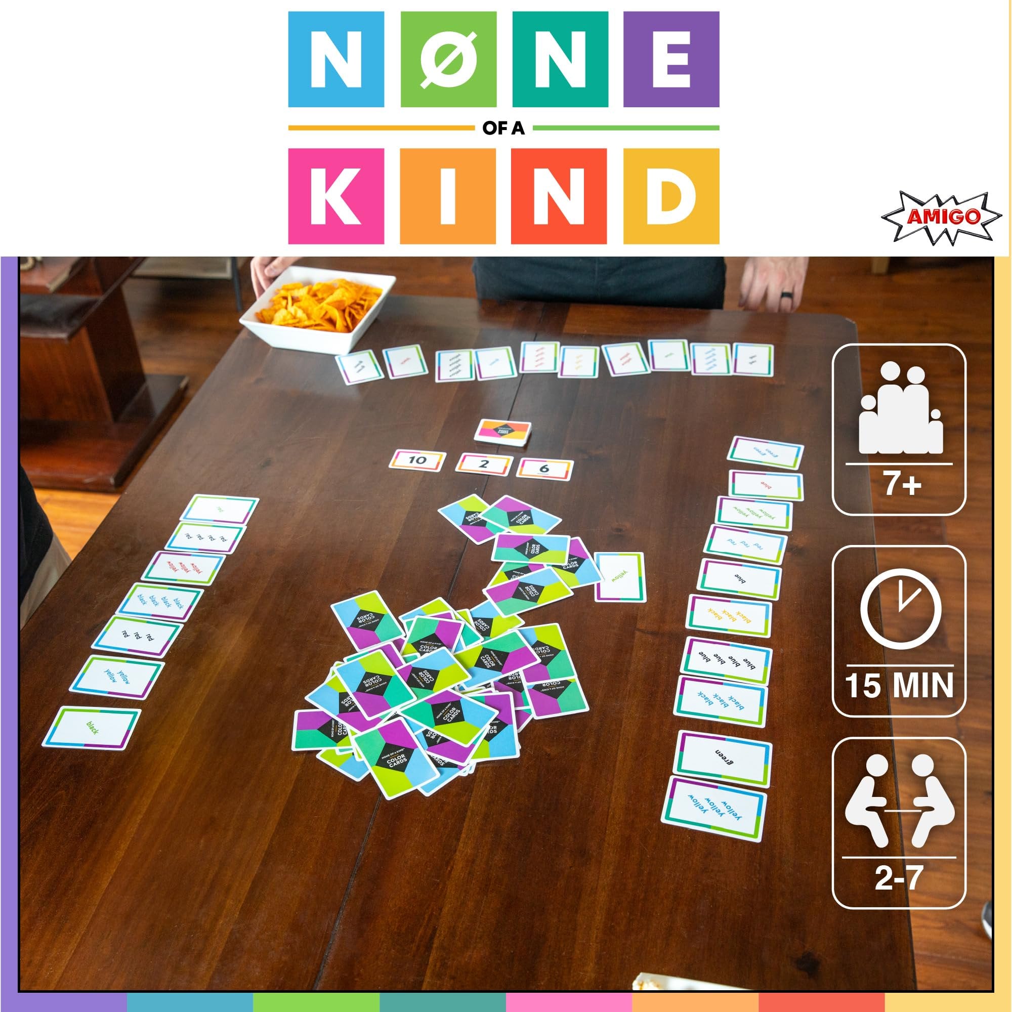 Amigo Games None of a Kind Brainteaser Card Game – A New Kind of Matching Game That is Fun for The Whole Family – for Kids & Adults Ages 7 & Older