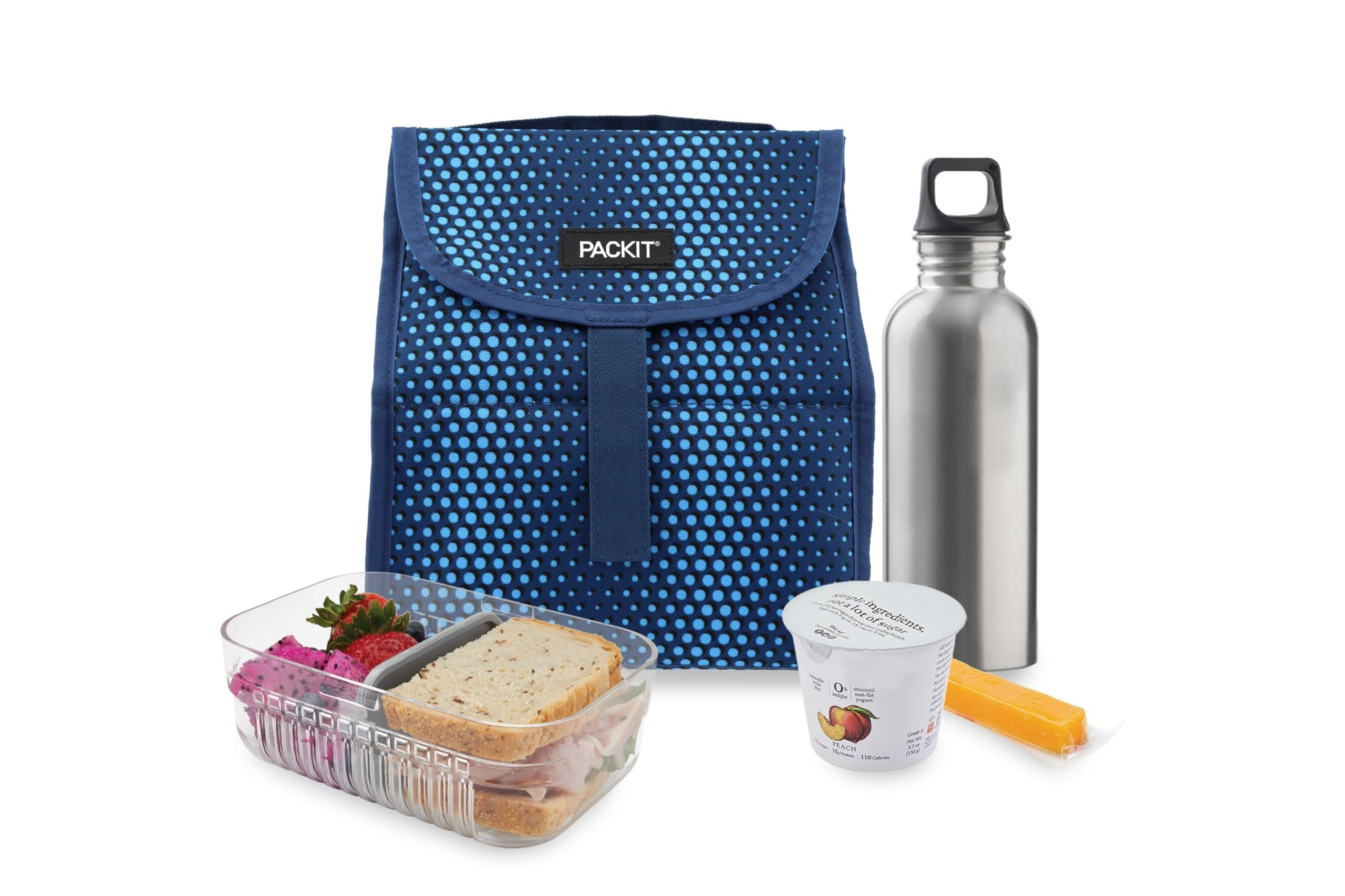PackIt Freezable (Green Camo) Lunch Bag, One Size
