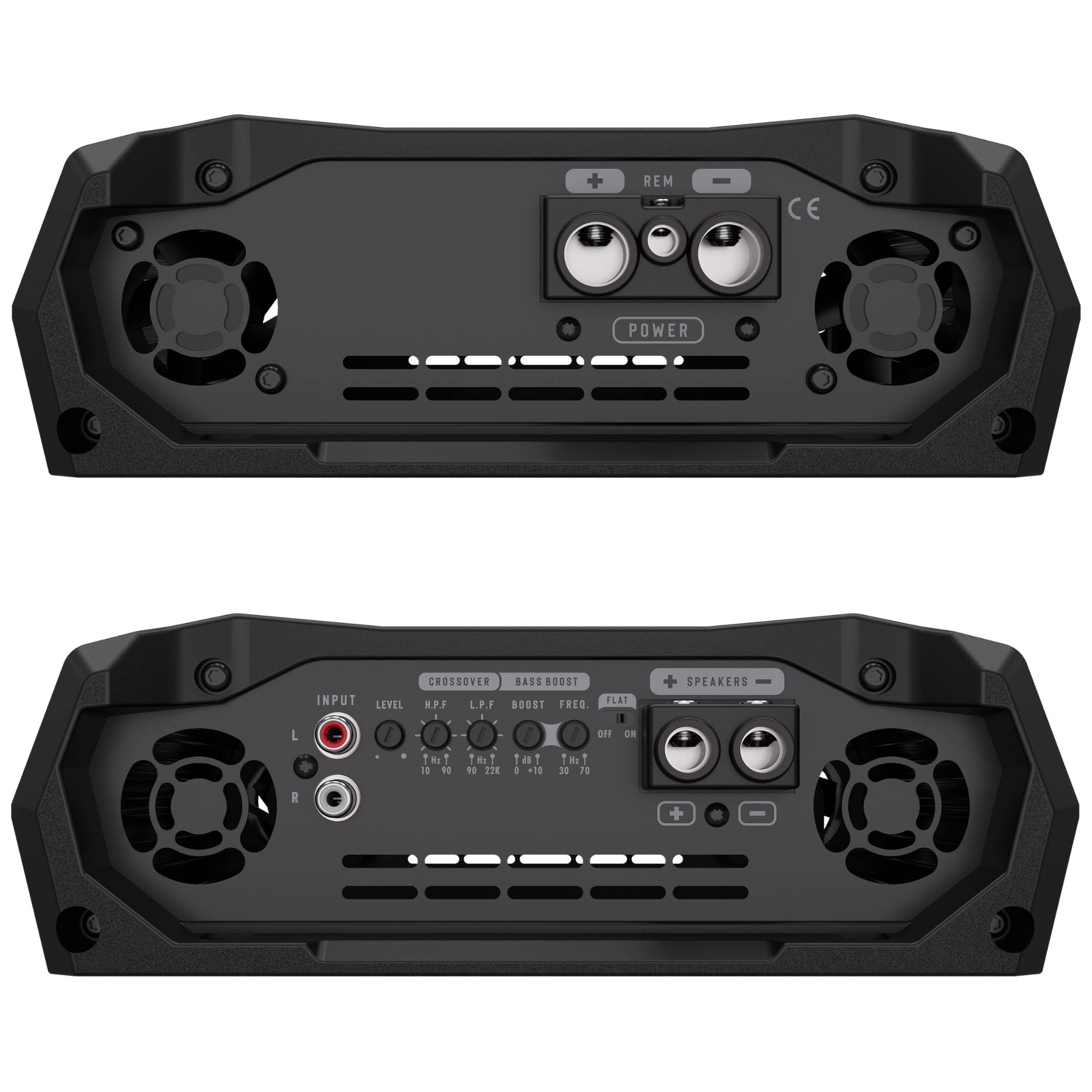 Stetsom Bravo Full 3000 1 Ohm Mono Car Amplifier, 3000.1 3K Watts RMS, 1Ω Stable Car Audio, HD Sound Quality, 3000x1, Crossover & Bass Boost, Car Stereo Speaker Subwoofer MD, Smart Coolers