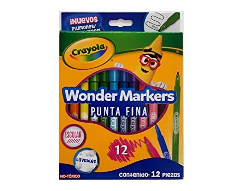 Wonder Markers Crayola Fine Point Washable Down (12)