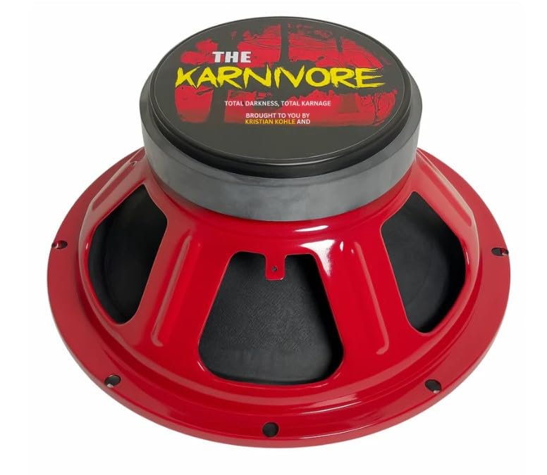 Eminence Karnivore 12-inch Guitar Amp Speaker – 60W Ceramic Magnet 16 Ohm Loudspeaker for Metal Guitarists – Tight Bass, Aggressive Highs, Studio-Ready Ton - KARNIVORE-16