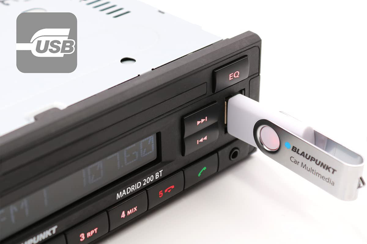 Blaupunkt Madrid 200 BT | Bluetooth, RDS-Tuner, Handsfree, USB, AUX-in