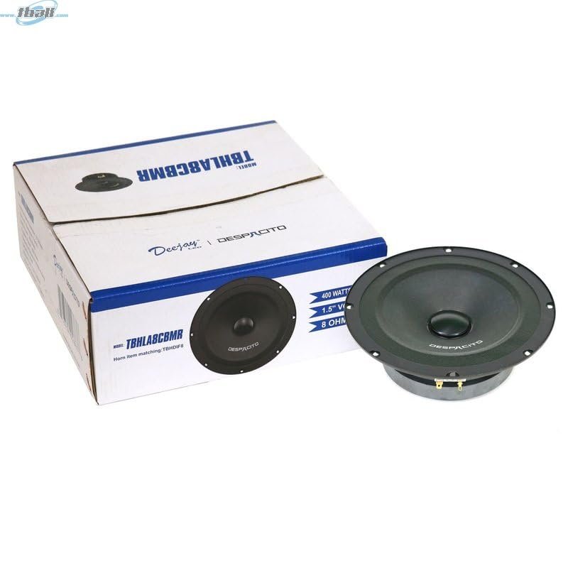 DEEJAY LED TBHLA8CBMR 8 Ohm 8-inch Sealed Back High Power Djl Despacito 8 Midrange