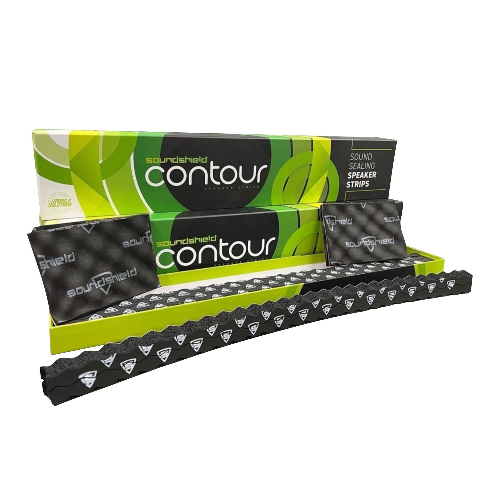 SOUNDSHIELD SSD-Contour Contour Sound Sealing Speaker Seal Strip Kit Fits Reduce Sound Spill and Balance The Front Back Waves for Clearer Sound