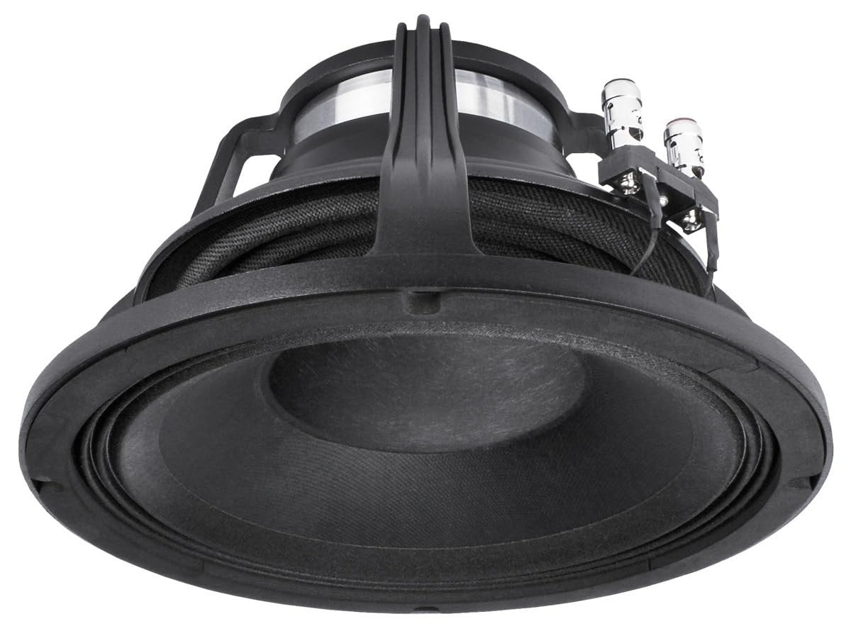 Faital Pro 10FH500-8 10-inch Midbass Speaker 8-Ohms with 3-in Voice Coil 500 Watt Rms 1000 Watt Max Power Capacity Triple Roll Surround Neodymium Magnet
