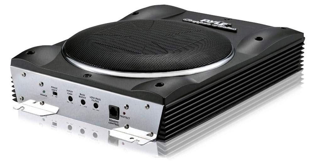 Pyle PLBASS10 10-Inch Low-Profile Super-Slim Active Amplified Subwoofer System
