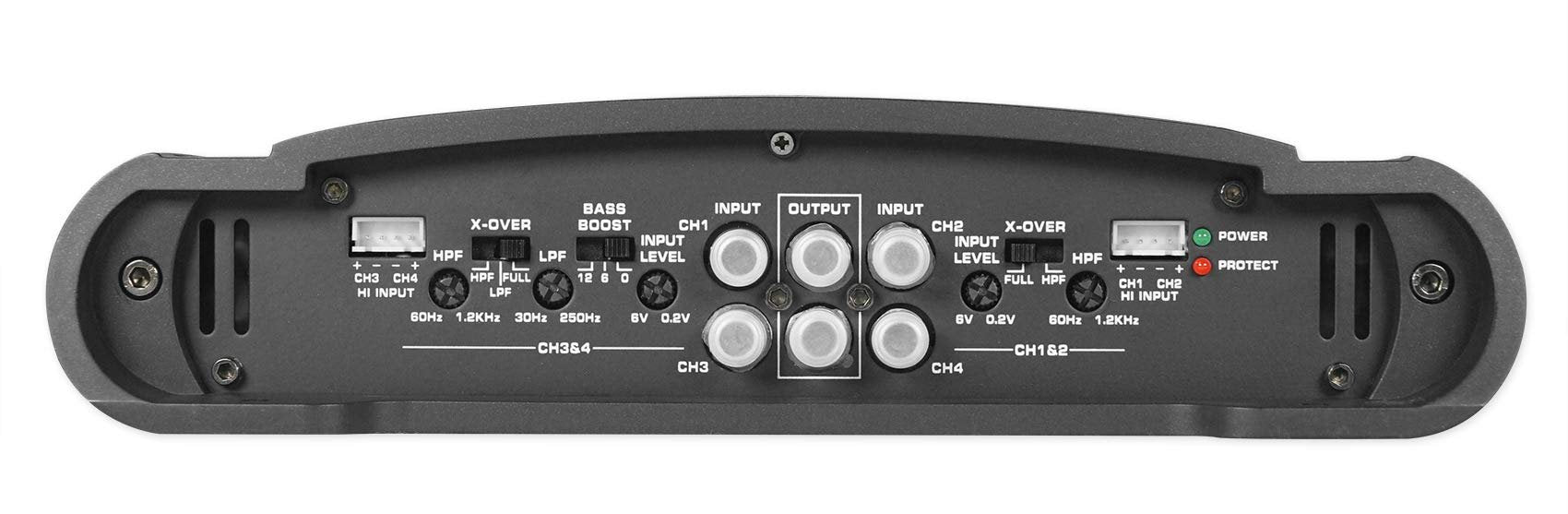 Autotek MM1020.4 The Mean Machine Amp (4 Channels, Class AB, 1,000 Watts)