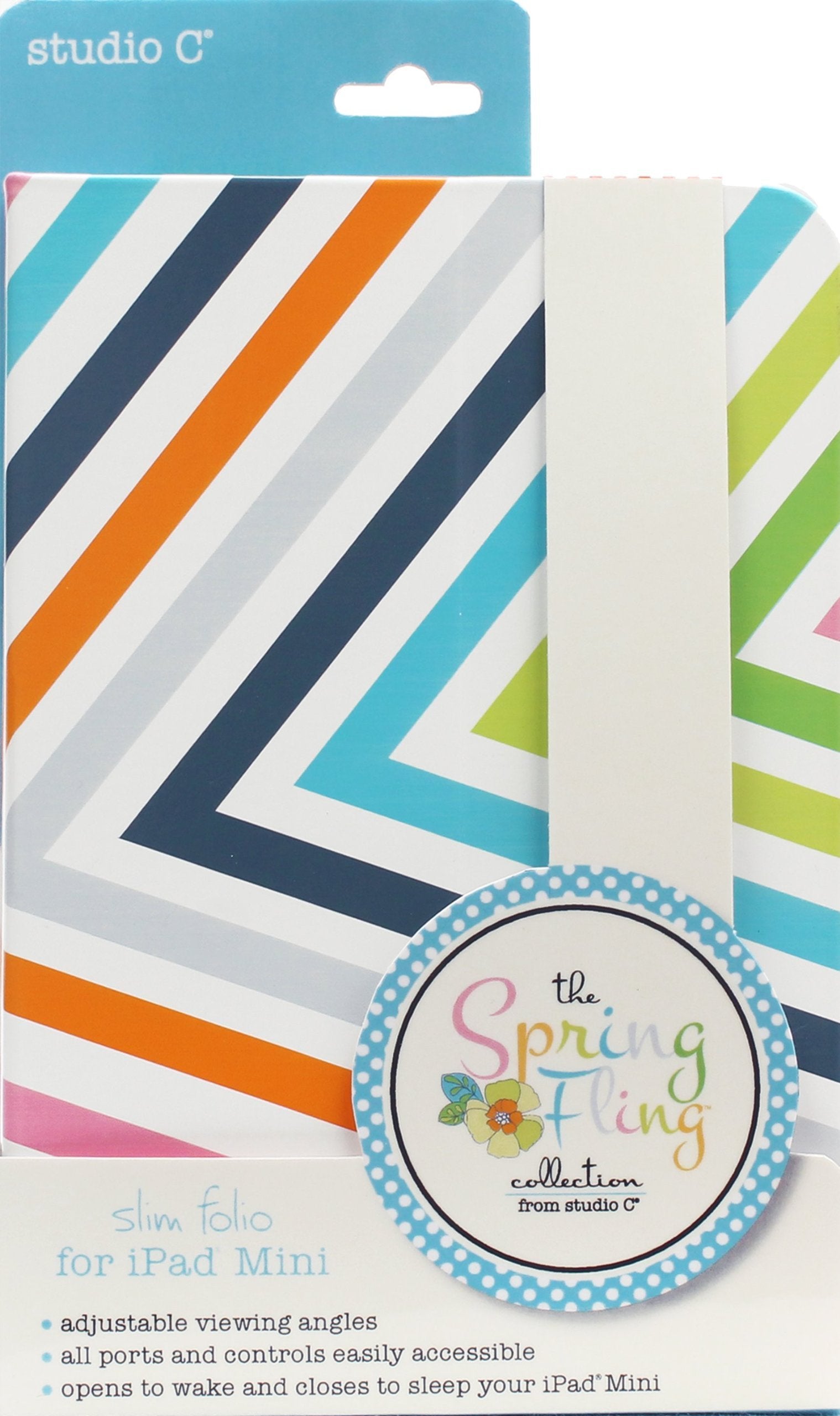 Studio C Spring Fling Collection Slim Folio for iPad mini (96118)