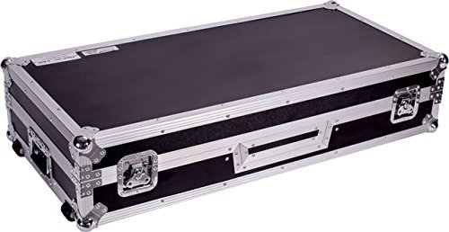 DEEJAY LED TBH Flight DJ Coffin CASE for 2XTURNTABLES in Battle Style Position (TBH2TTRN61WBATT)