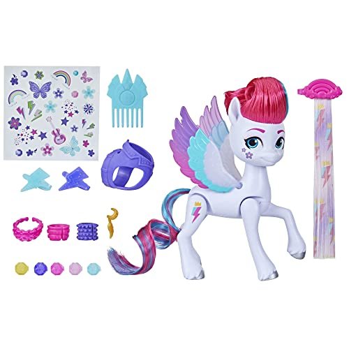 My Little Pony Toys Zipp Storm Style of The Day, 5-Inch Hair Styling Dolls with Fashions, Toys for 5 Year Old Girls and Boys