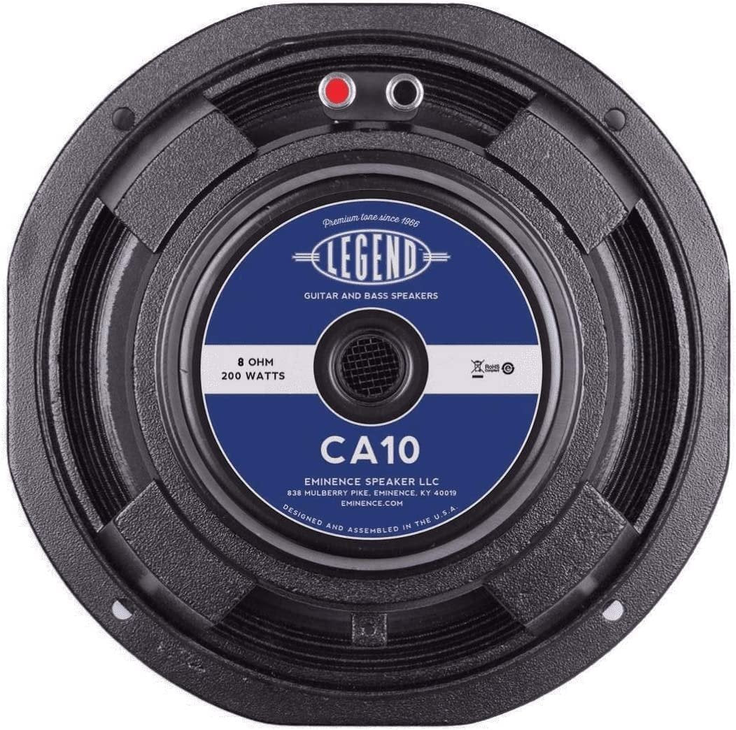 Eminence Legend 1058 10" Guitar Speaker, 75 Watts at 8 Ohms, Black