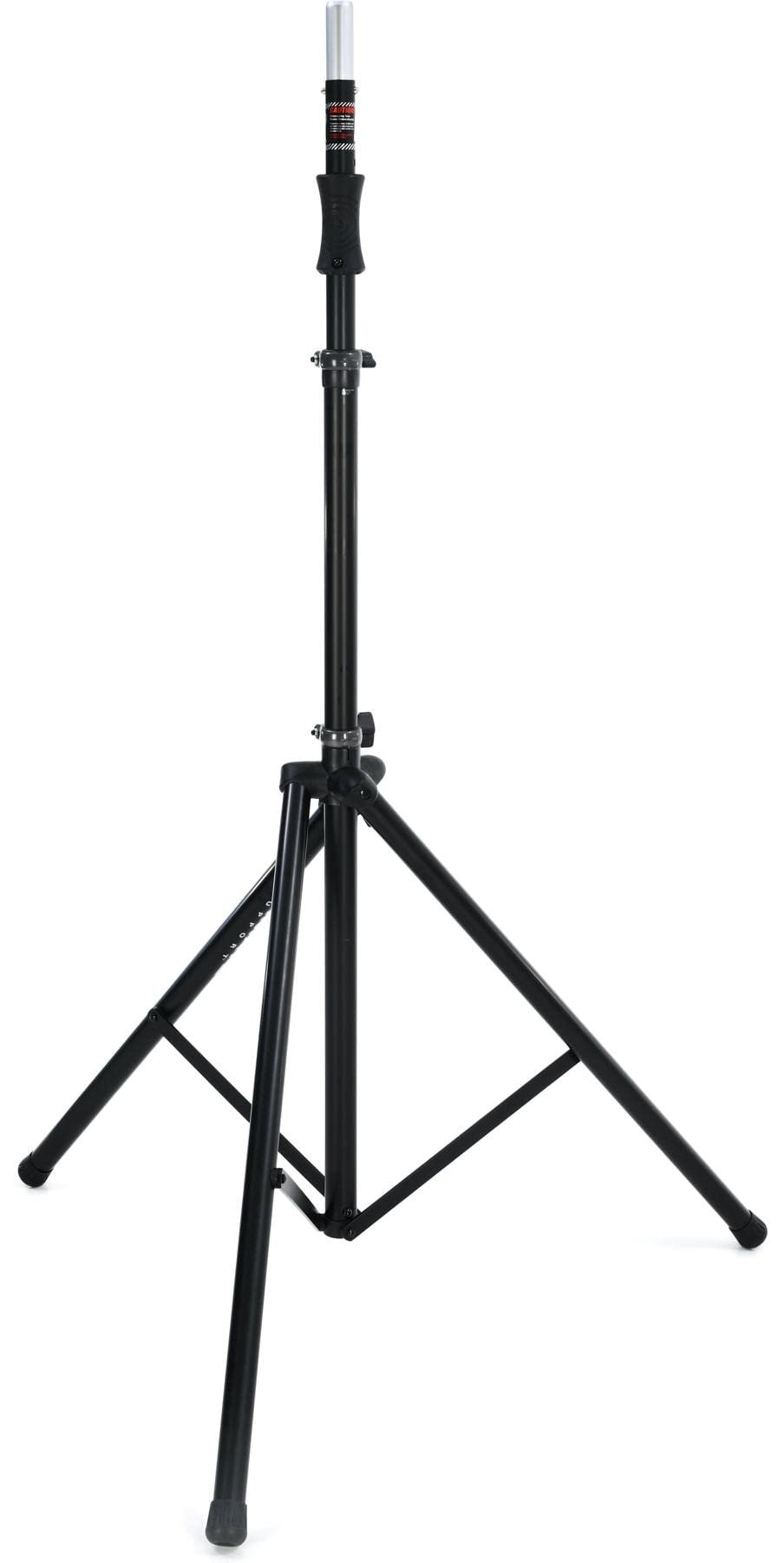 Ultimate Support TS-110BL Extra-Tall Lift-Assist Speaker Stand (Single) - With