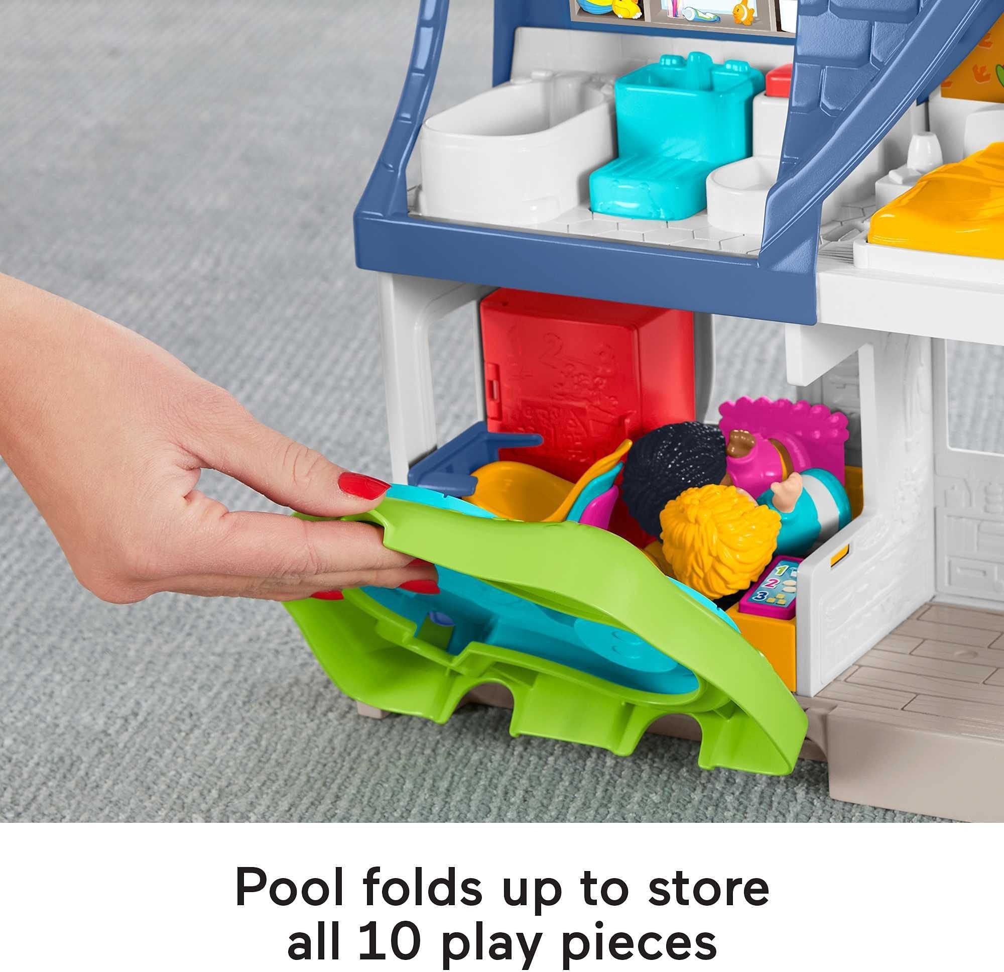 Fisher-Price Little People Toddler Learning Toy Friends Together Play House Set with Smart Stages for Pretend Play Kids Ages 1+ Years