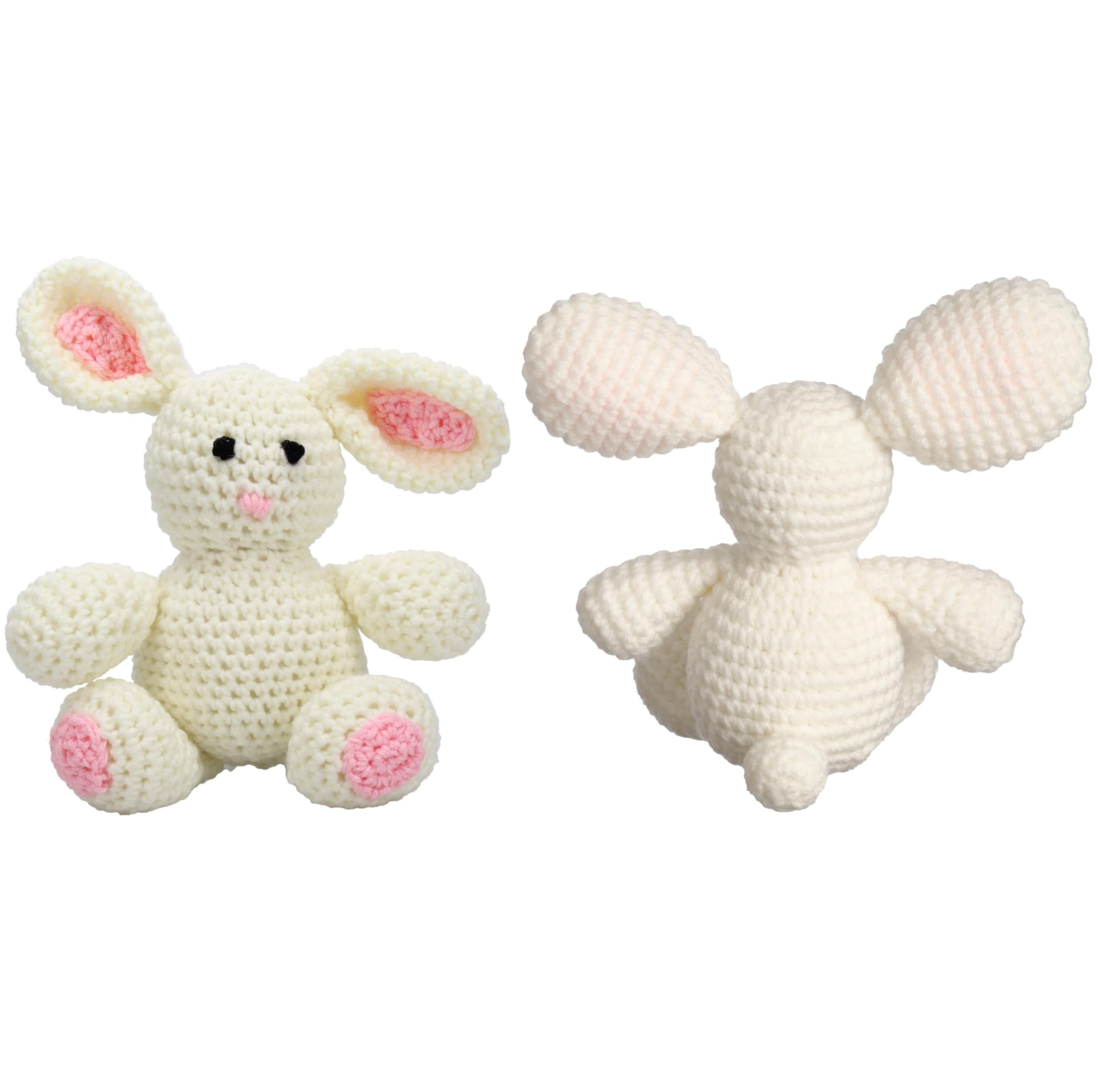 LEISURE ARTS - Crochet Kits, Friends Billie Bunny, 3", Crochet Kit for Beginners, Complete Kit, Animal Kits, Animal Kit, DIY Amigurumi Kits