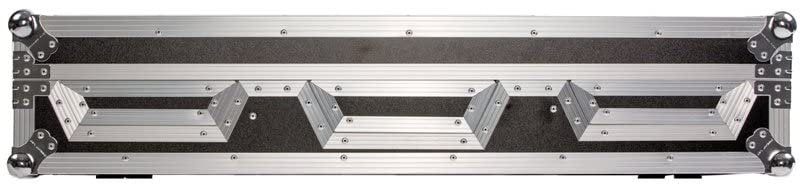 Flight Case For 12"Laptop Mix 2 CD Case Includes Carpet-lined, Non-slip Laptop Shelf Mounted Above The Mixer Area Is Made To Hold Up To A 17" Laptop Computer DEEJAYLED TBHDJCD12WLT