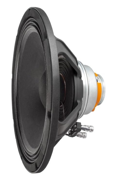 Faital Pro 12HX240-8 12-inch NEO Coaxial Loudspeaker 8-Ohms Triple Roll Cone Surround Speaker Professional Audio Applications 250-Watt Rms 500-Watt