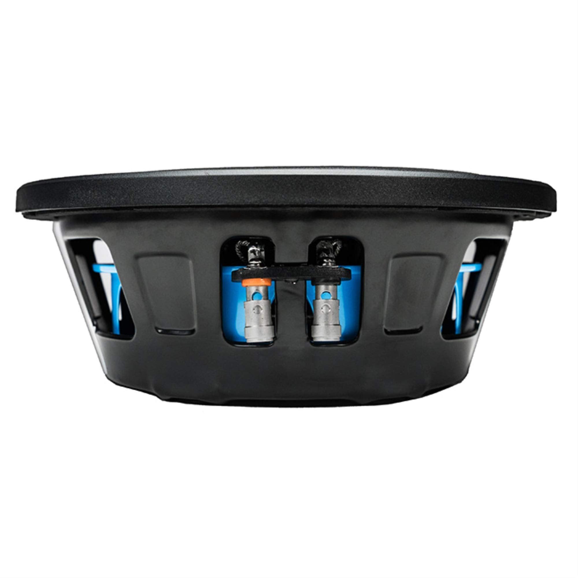 Hifonics BXS8D4 Brutus Shallow Mount Subwoofer (Black) – 8 Inch Subwoofer, 400 Watt, Car Audio System, 2 Inch Voice Coils, UV Rubber Surround, Best in Sealed Enclosures, Marine Grade