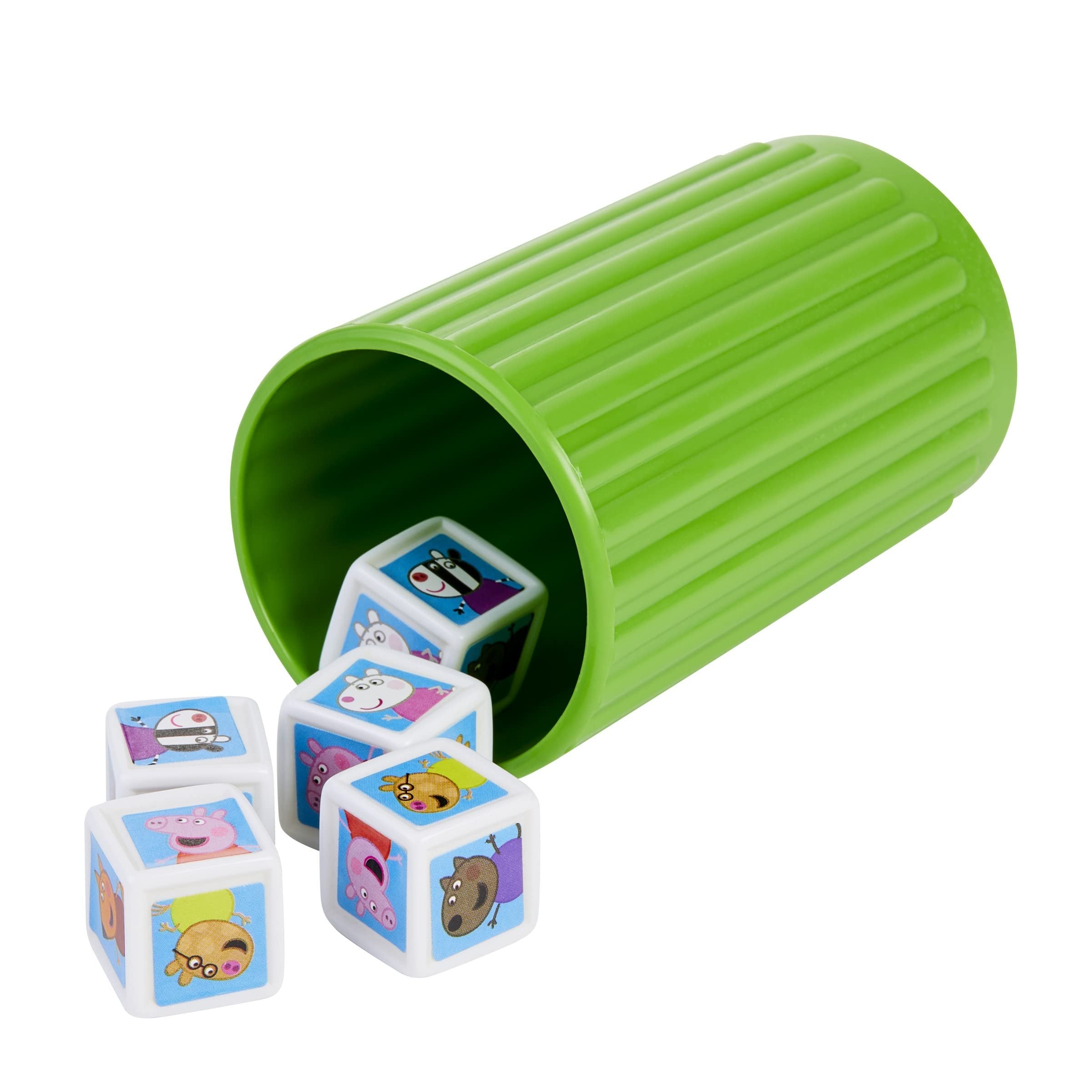 Hasbro Gaming Yahtzee Jr.: Peppa Pig Edition Board Game for Kids Ages 4 and Up, Counting and Matching Game for Preschoolers (Amazon Exclusive)