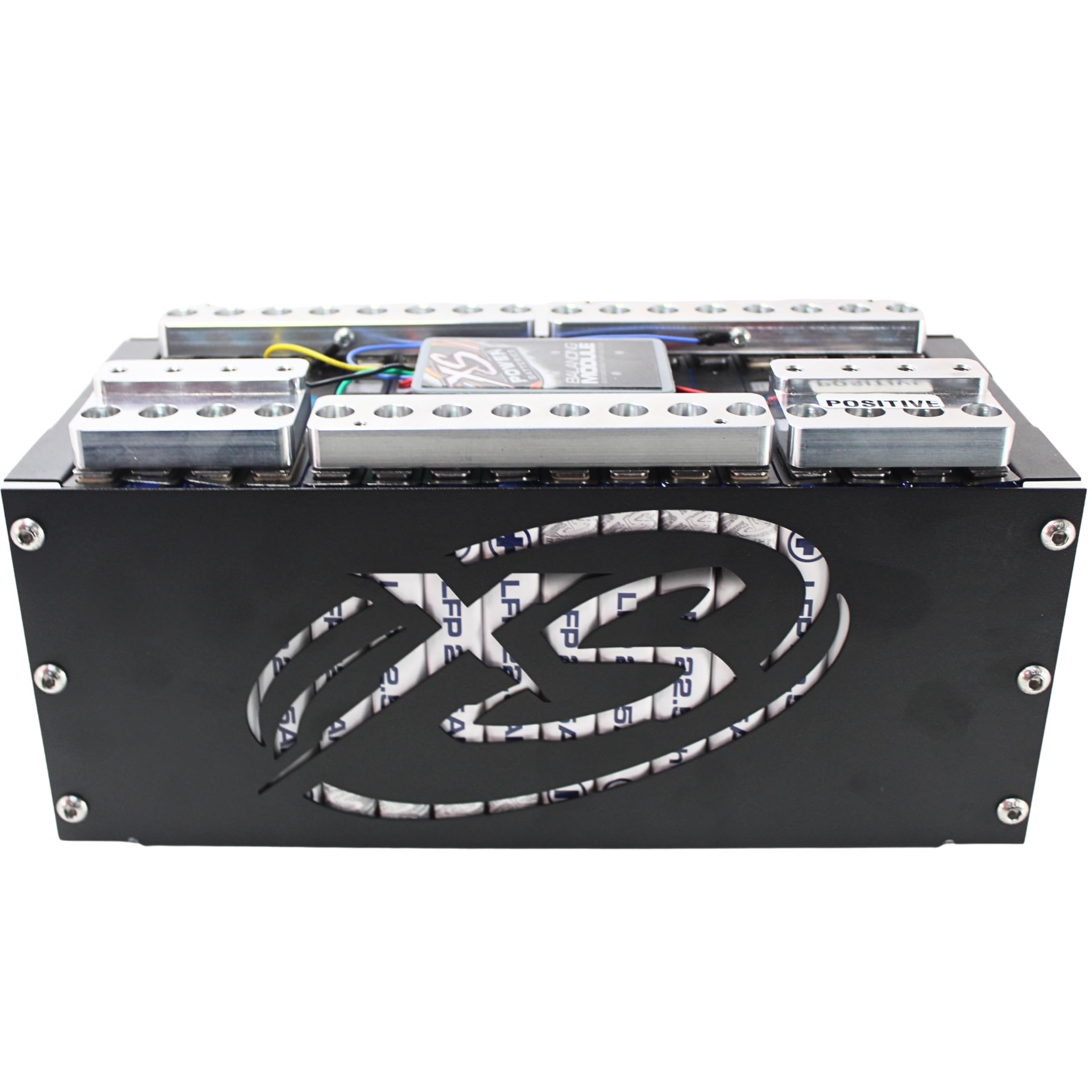 XS Power XMAX90-DIY 8300 Amp High-Performance 12V Lithium Battery for In-Car Audio Competition - 12 Volt 90Ah 20,000W LFP Powercell for Audio Systems - 25 lbs, Maintenance Free, Sealed Design