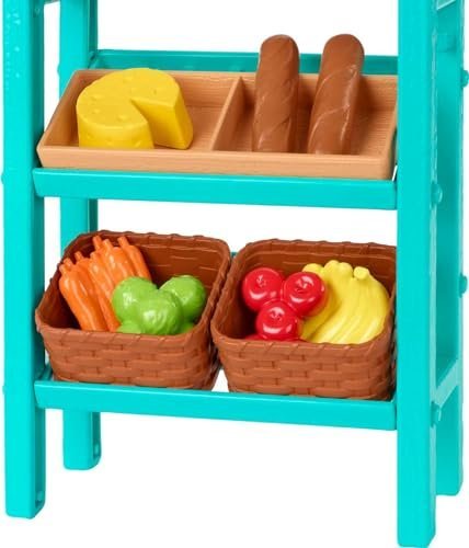 Barbie Careers Playset, Farmers Market Set with Blonde Fashion Doll, Furniture & Accessories