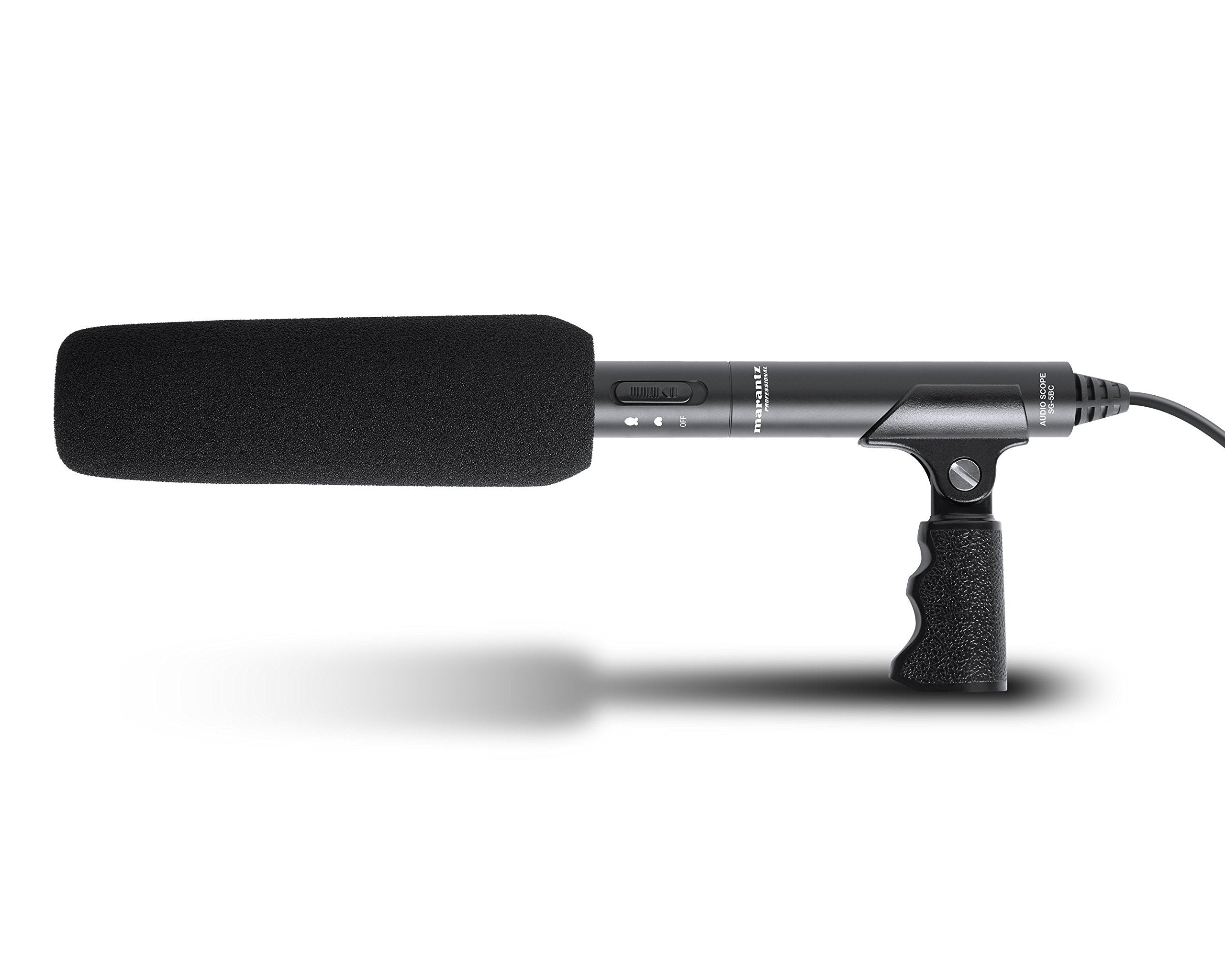 Marantz Professional Audio Scope SG-5BC | Battery-Powered Short Shotgun Microphone with 3.5mm Integral Cable