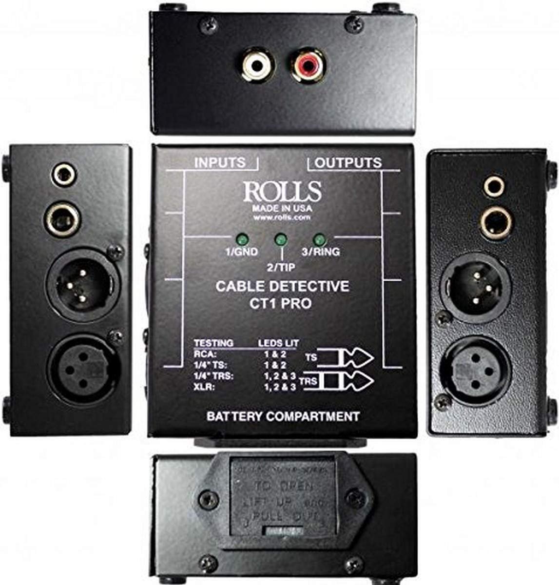 rolls Cable Detective Tester Pro, 5.00 inches x 5.00 inches x 5.00 inches (CT1PRO)