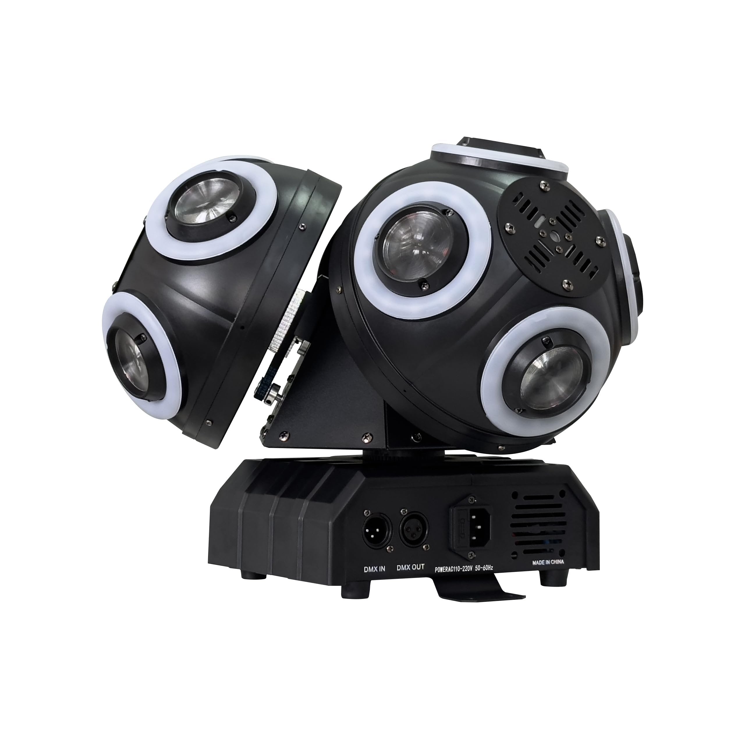ANTAKIPRO 150W Moving Head DJ Light with 18×10W RGBW LEDs, Auto-Run, Sound-Activated, DMX512, Master-Slave Control for Stage, Club, Party, Concert Lighting